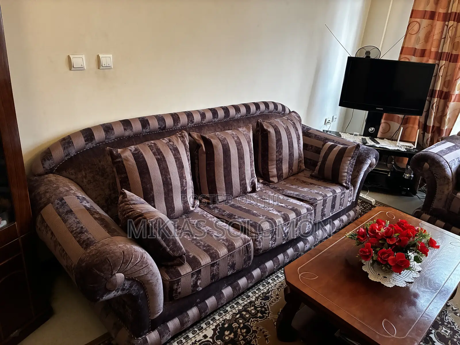 7-Seater Classic 3F Living Room Sofa Set