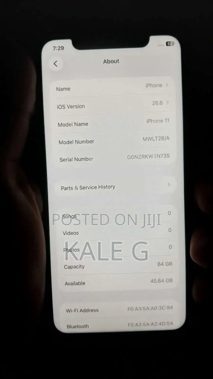 New Apple iPhone 11 64 GB Black