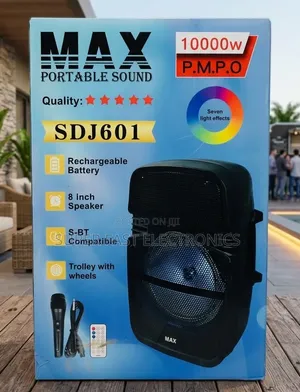 MAX Sound System.Portable Designed for High-Energy Playback
