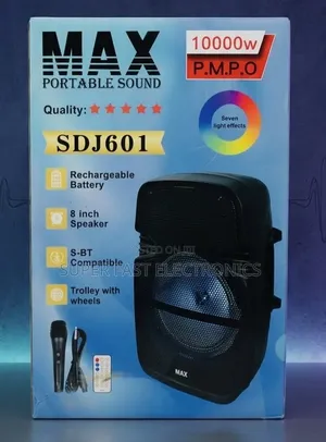 MAX Sound System.Portable Designed for High-Energy Playback
