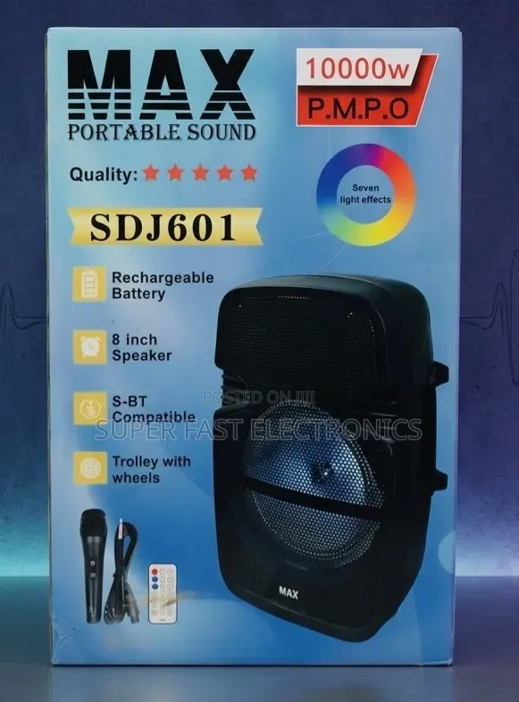 MAX Sound System.Portable Designed for High-Energy Playback