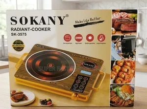 SOKANY Ceramic Stove Radiant Cooker — 2200W Electric Infrared Countert