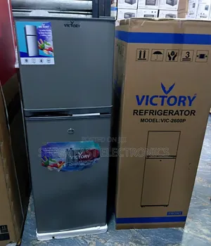 VICTORY Refrigerator - Charcoal Gray
 Compact Top-Mount 260