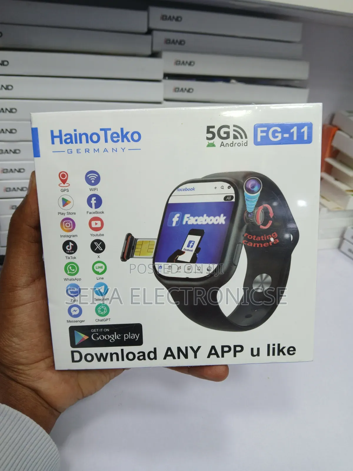 #Hainoteko Fg-11 Smartwatch Sim Card Support 5g Network