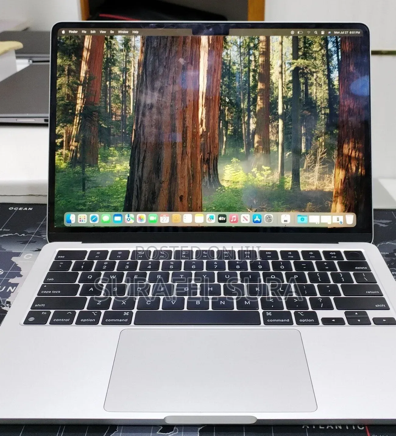 New Laptop Apple MacBook Air 2022 M2 8GB Apple M2 SSD 256GB