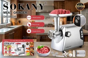 SOKANY Electric Meat Grinder  Heavy-Duty – 3800W Copper Motor