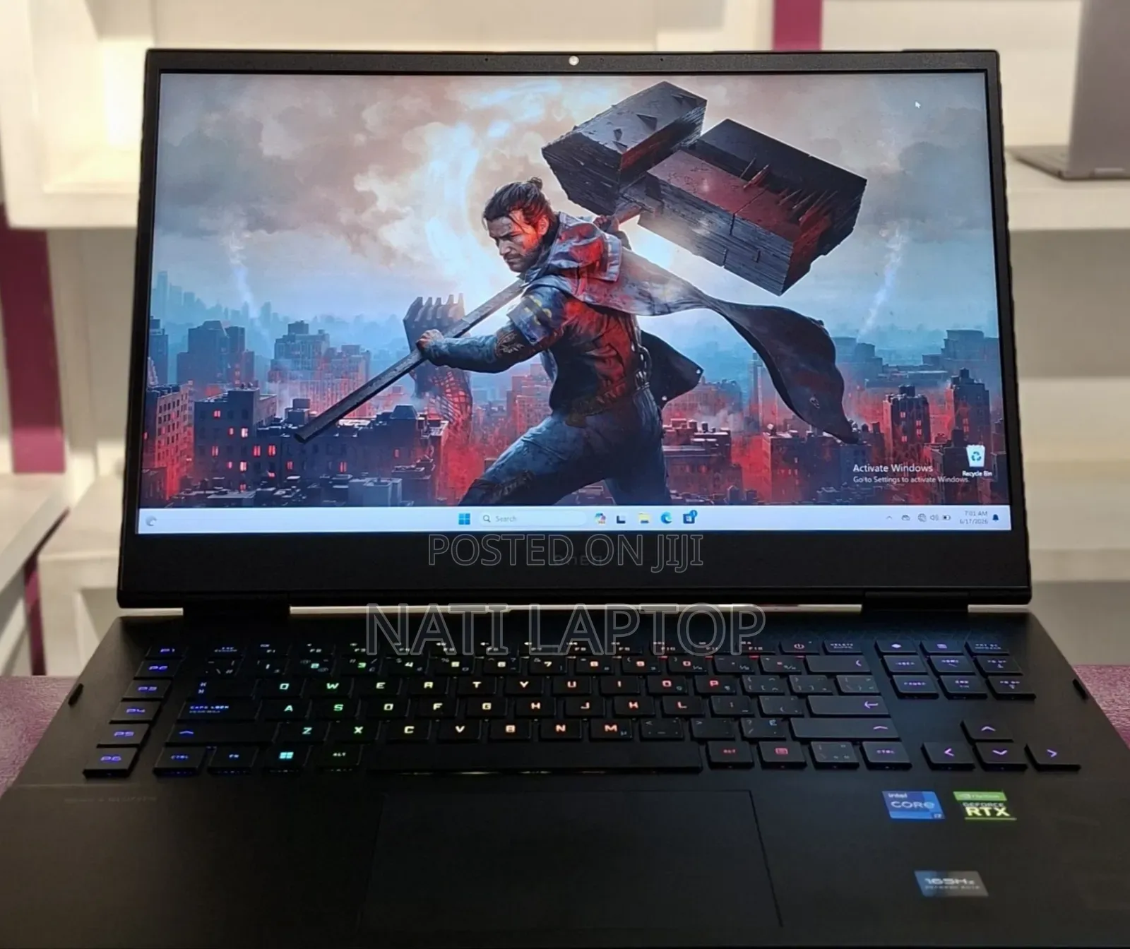 New Laptop HP Omen 17 16GB Intel Core i7 SSD 1T