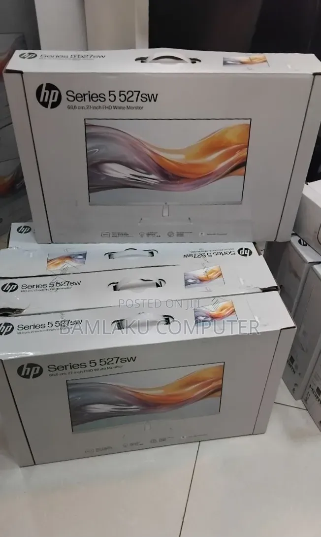 Brand New White Monitor 
 Quantity Available 
🖥️ HP 27" Inch Monitor