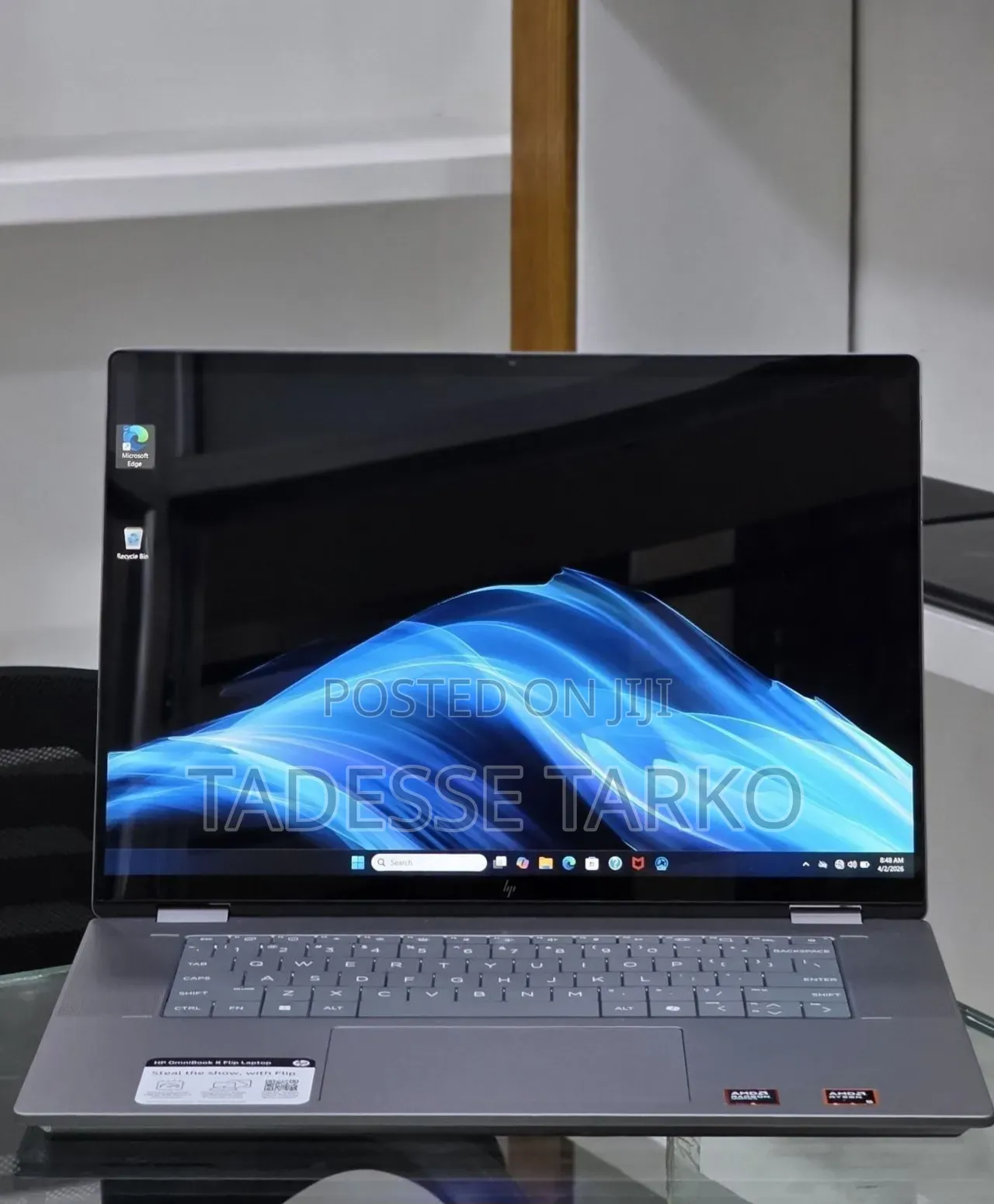 New Laptop HP OmniBook X Flip 16" 8GB AMD Ryzen 5 SSD 512GB