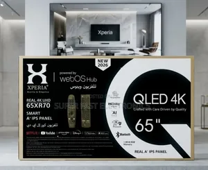 XPERIA 65 Inch TV Frameless 4K UHD QLED Picture and a High-Quality