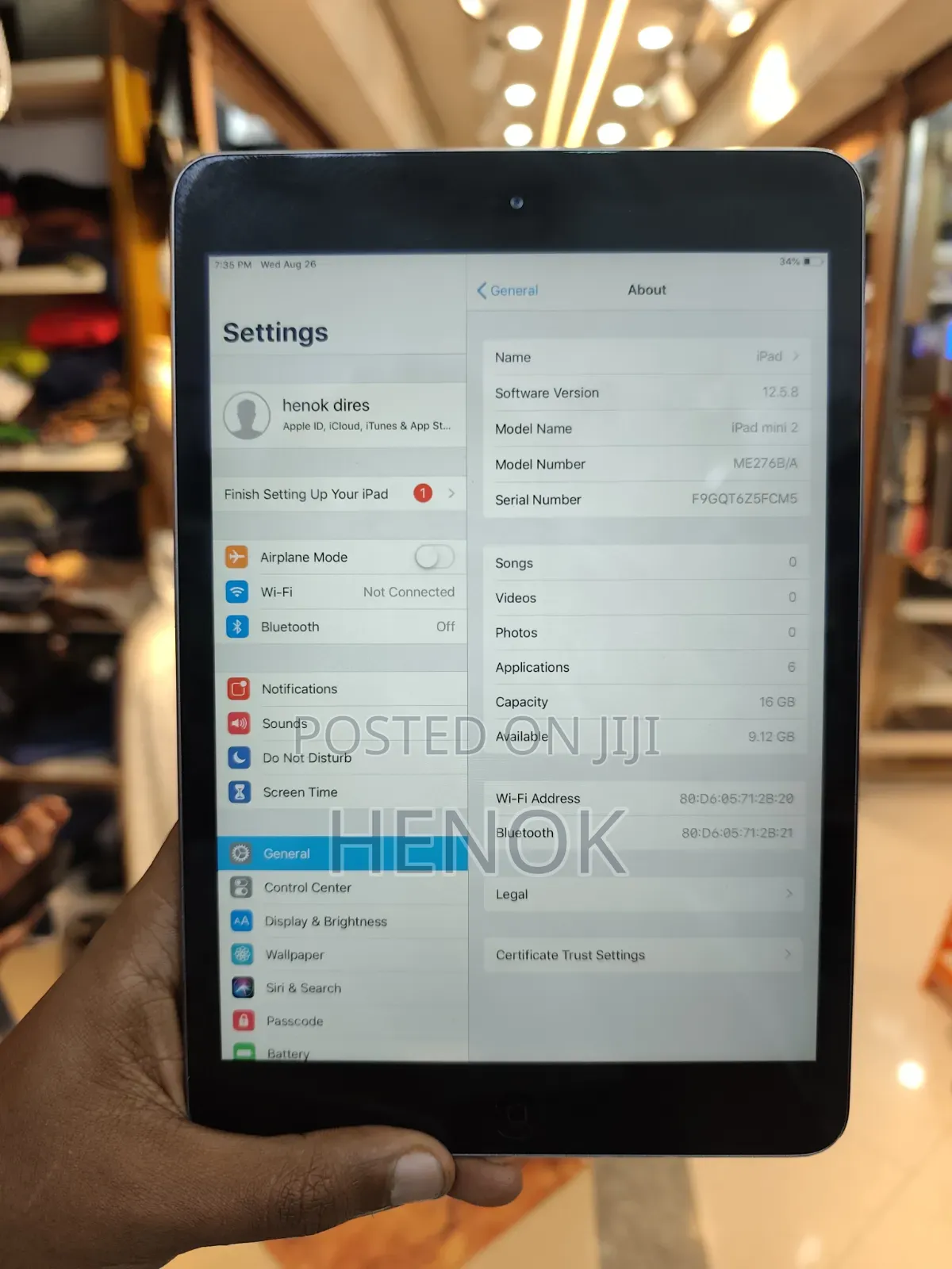 Apple iPad mini 2 16 GB Silver