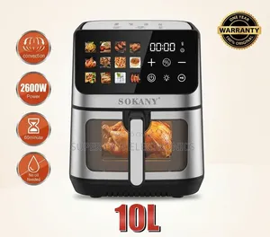 SOKANY Air Fryer SK-10115 Healthy  – 10L Digital, 2600W