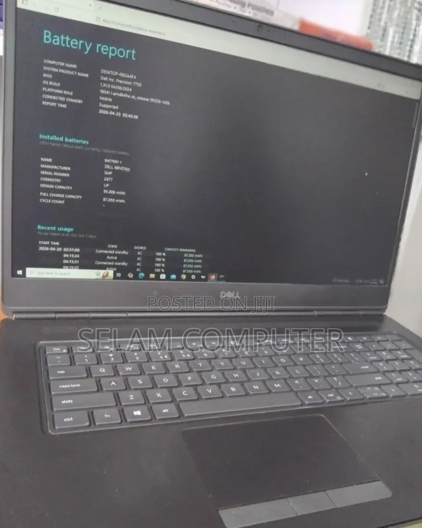 New Laptop Dell Precision 7750 16GB Intel Core i7 SSD 512GB