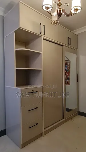 Aesthetic Wardrobe Valued Per Square Meter. ቁምሳጥን በካሬ