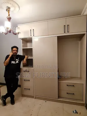 Aesthetic Wardrobe Valued Per Square Meter. ቁምሳጥን በካሬ