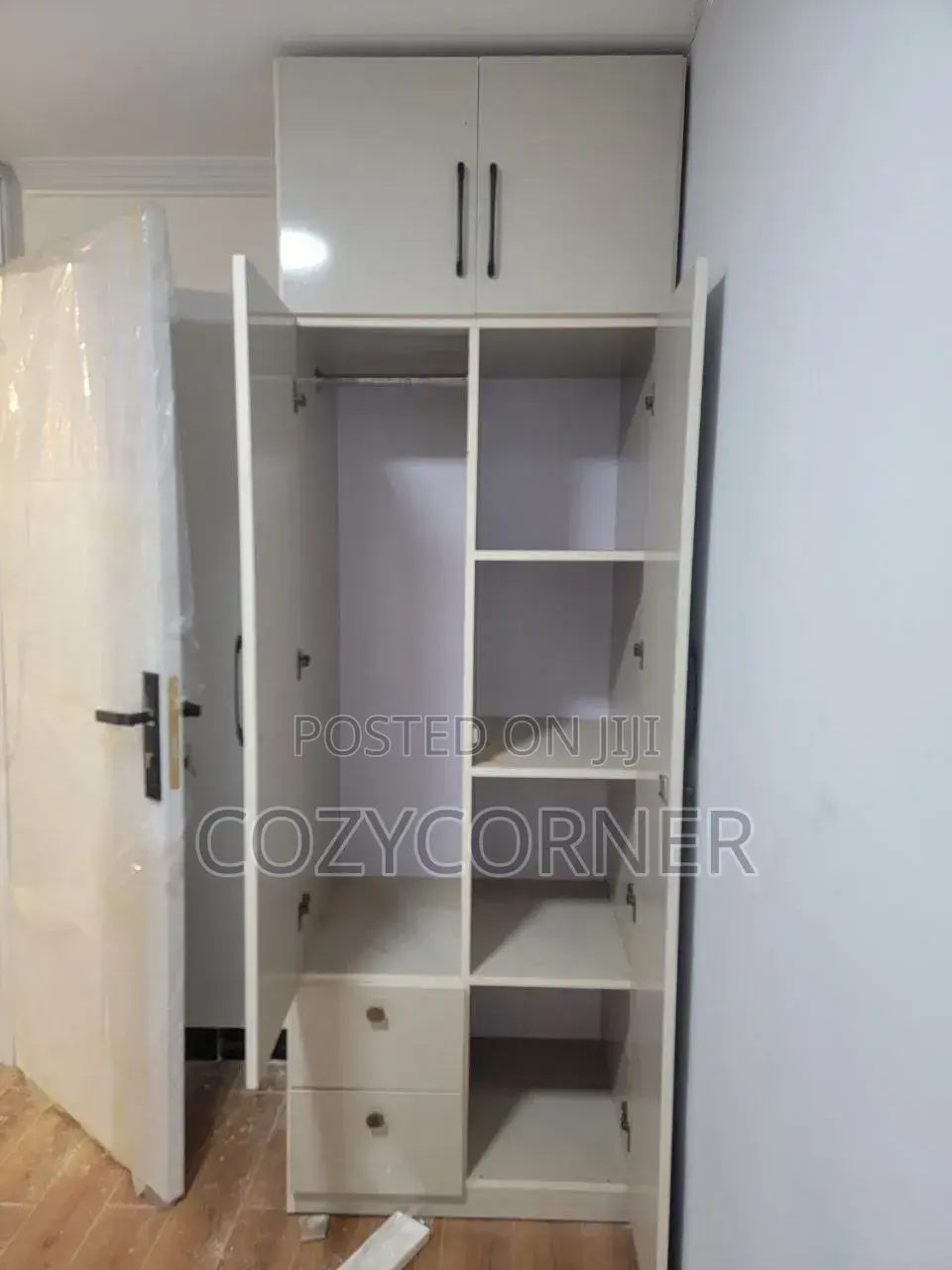 Space Saving Wardrobe Priced Per Square Meter. ቁምሳጥን በካሬ
