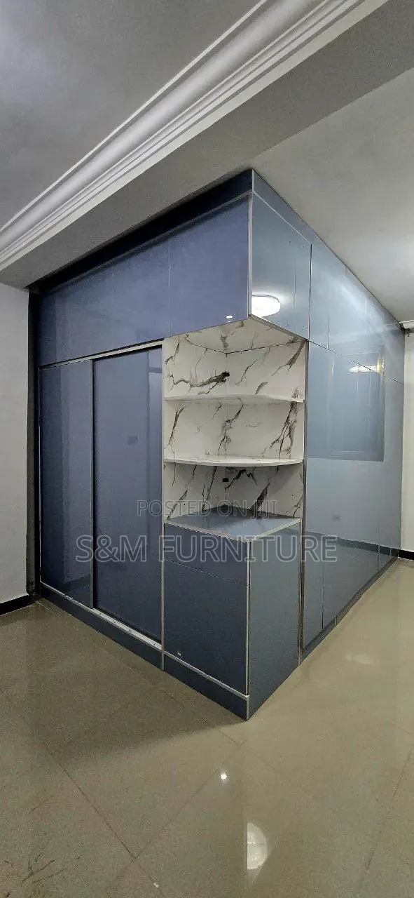 Glowing Wardrobe Priced Per Square Meter. ቁምሳጥን በካሬ
