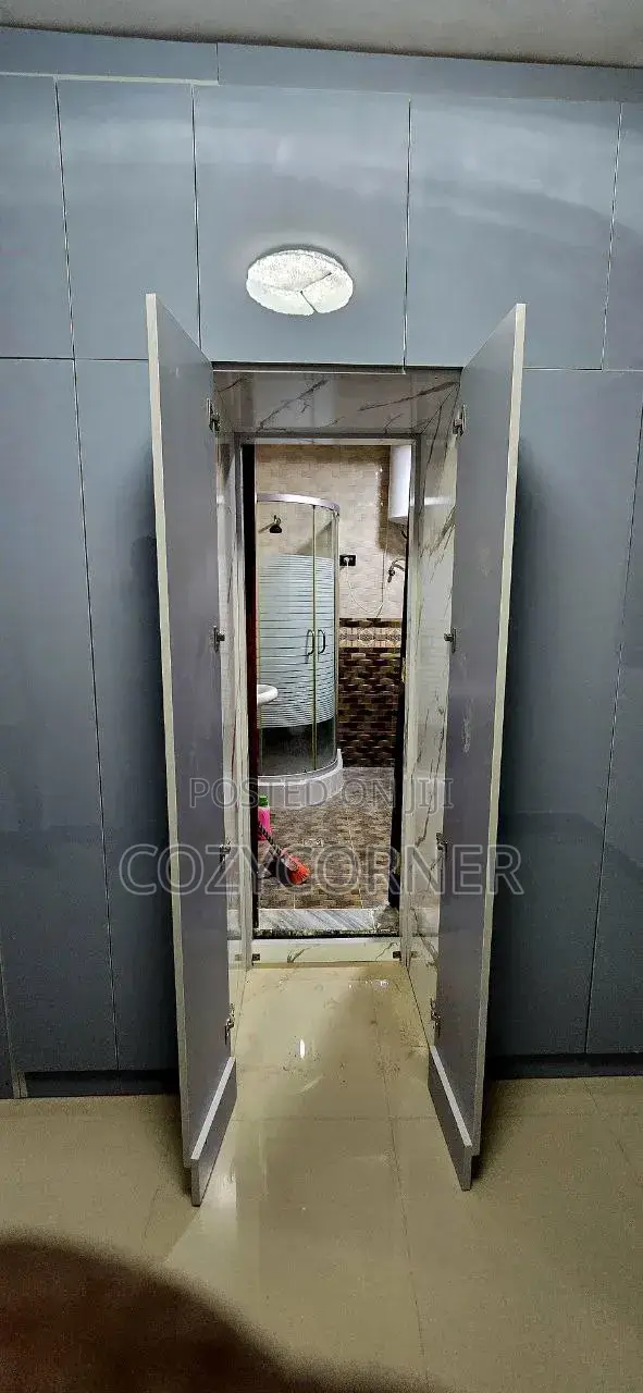 Glowing Wardrobe Priced Per Square Meter. ቁምሳጥን በካሬ