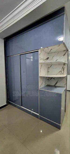 Glowing Wardrobe Priced Per Square Meter. ቁምሳጥን በካሬ