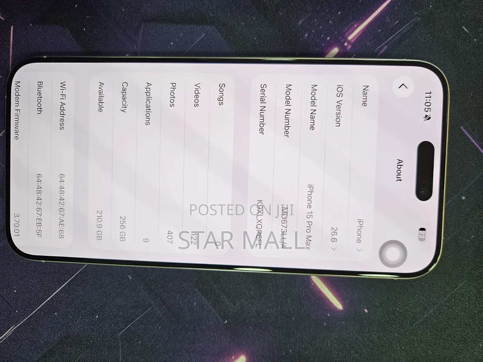 New Apple iPhone 15 Pro Max 256 GB Silver