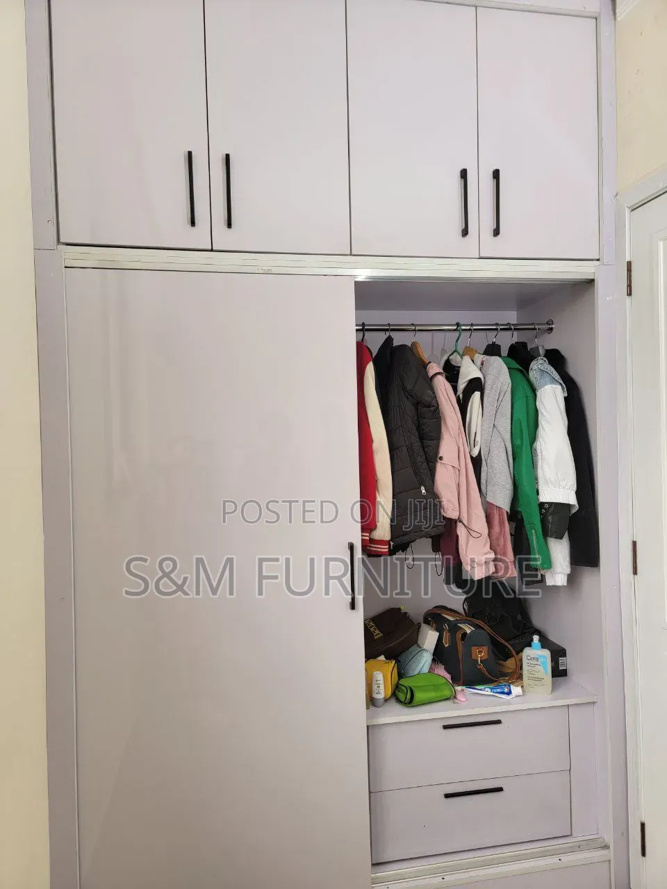 Stylish Wardrobe Priced Per Square Meter. ቁምሳጥን በካሬ
