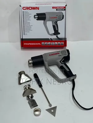 Heat Gun Machine Crown 2000w With Accessory