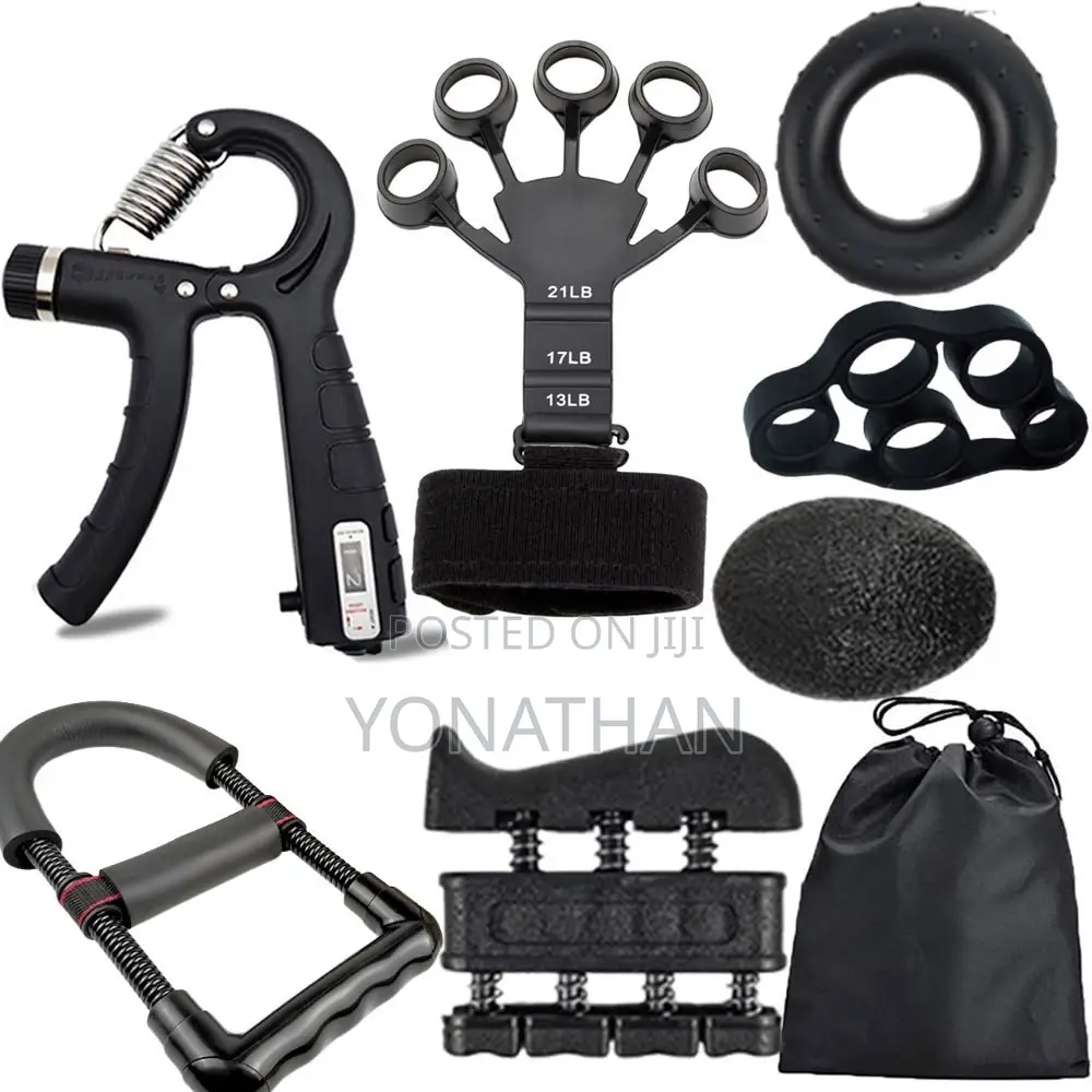 7-in-1 Hand Grip Set | Hand & Forearm Training 🔥