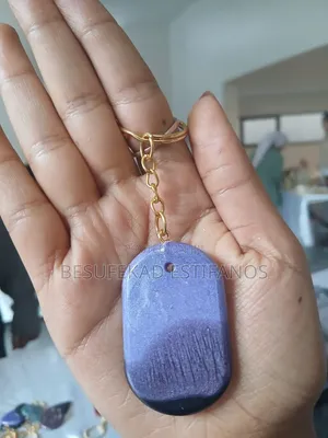 Handmade Epoxy Keychain | በእጅ የተሰራ የሚያምር ቁልፍ ማንጠልጠያ 🔑✨