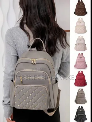 Sleek Studded Lightweight Backpack