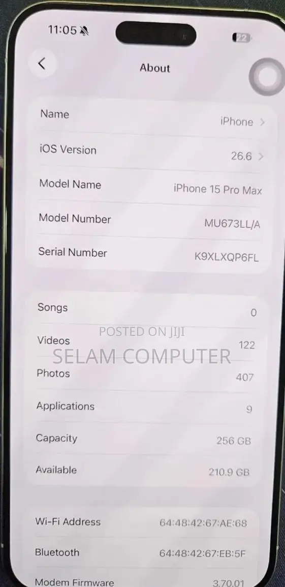 New Apple iPhone 15 Pro 256 GB Gold