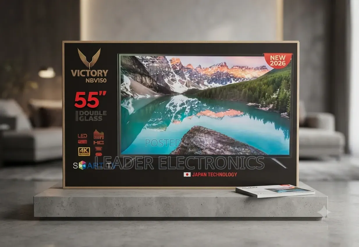 Victory TV 55" – Large Screen Smart TV | Clear Picture, Modern Design