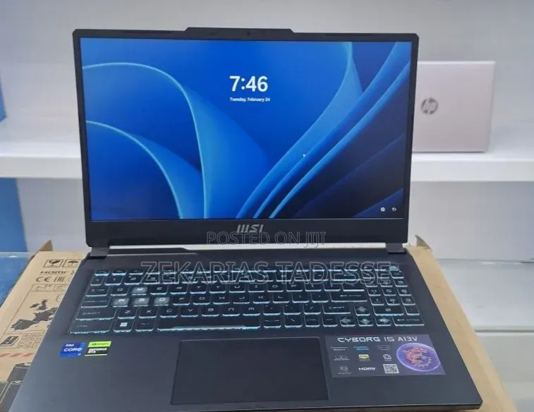 New Laptop MSI Cyborg 15 16GB Intel Core i7 SSD 1T
