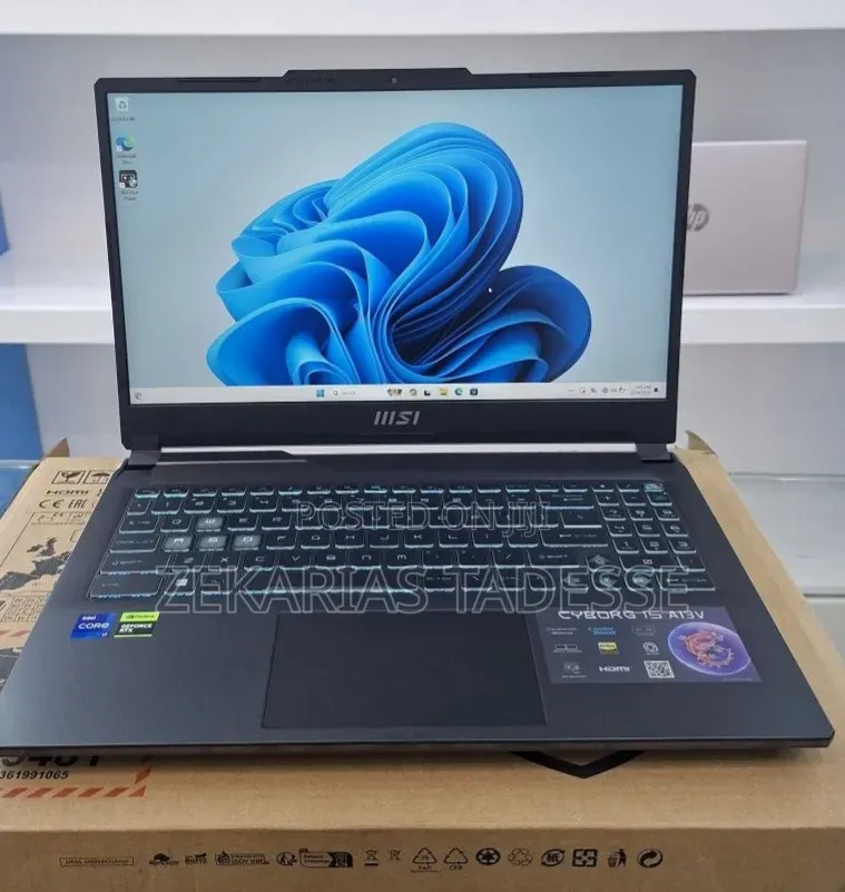New Laptop MSI Cyborg 15 16GB Intel Core i7 SSD 1T