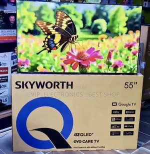 Skyworth 55 Inch TV QLED+ Google TV Vibrant Colors, Sharp Picture