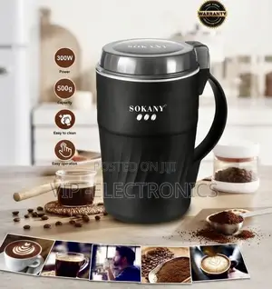 Sokany Grinding Blender Coffee Grinder Capacity 500g and Powerful 300W