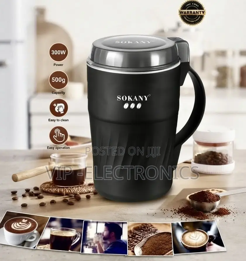 Sokany Grinding Blender Coffee Grinder Capacity 500g and Powerful 300W