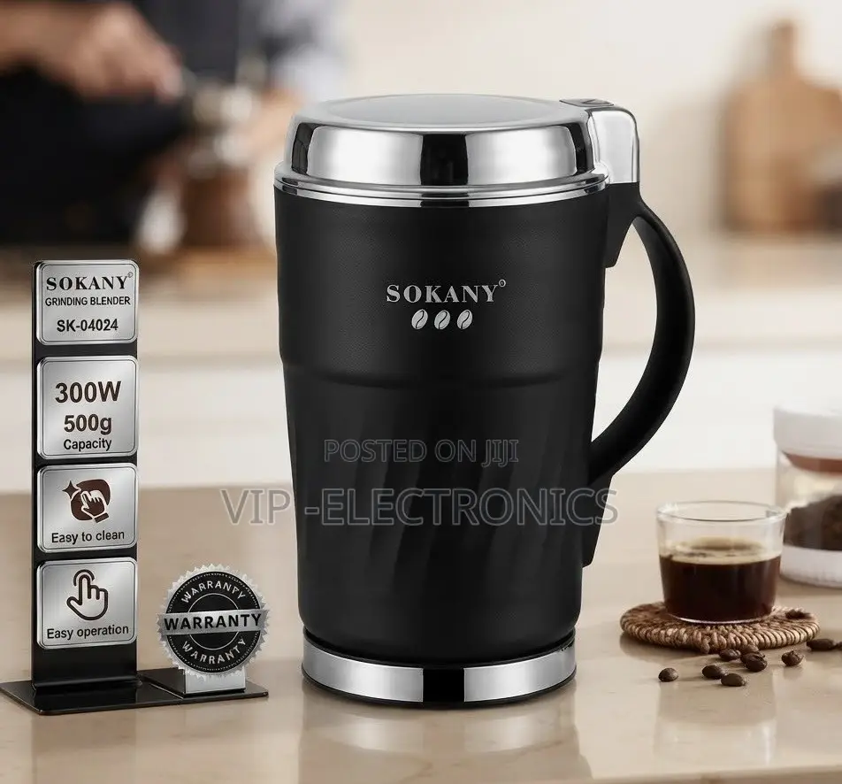Sokany Coffee Grinder Grinding Blender– 300W, 500g Capacity