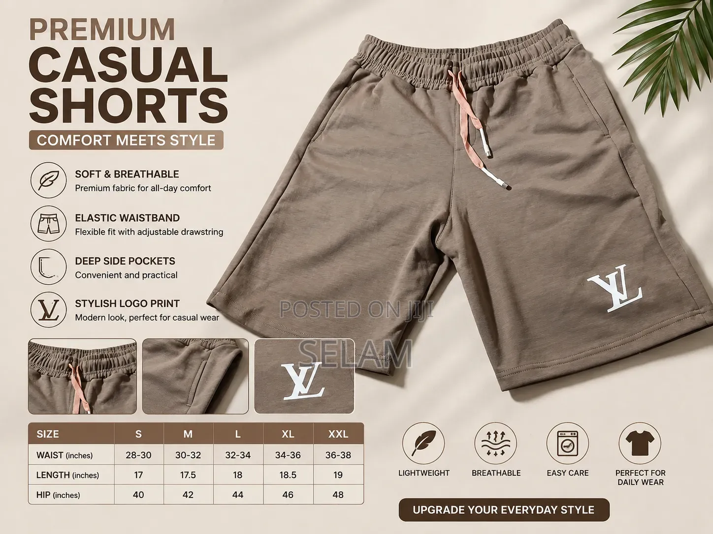 Quality ቁምጣ Shorts S/M