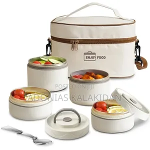 Isolated Lunch Box With Bag