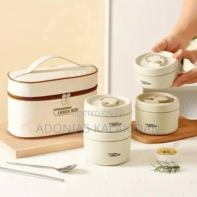 Isolated Lunch Box With Bag