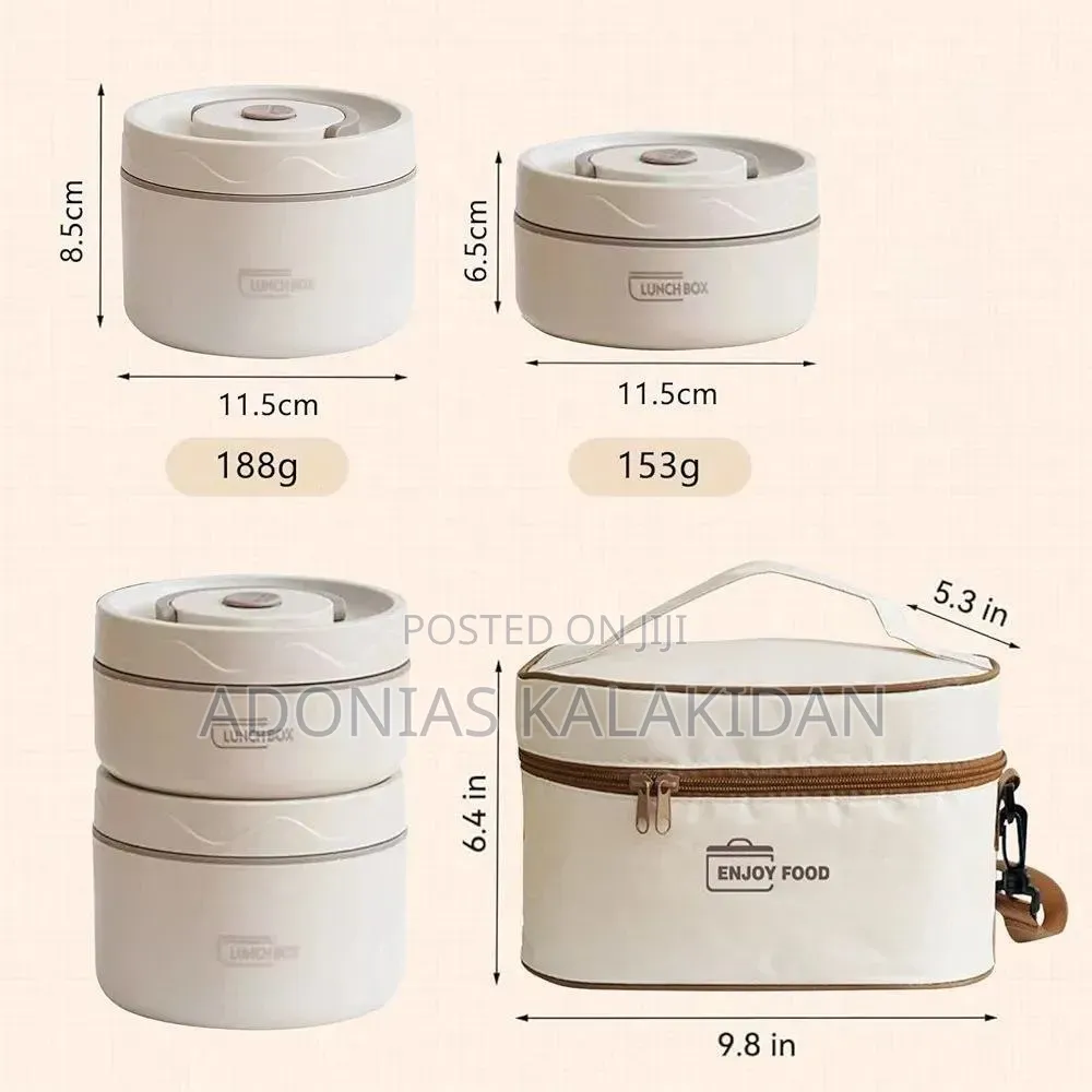 Isolated Lunch Box With Bag