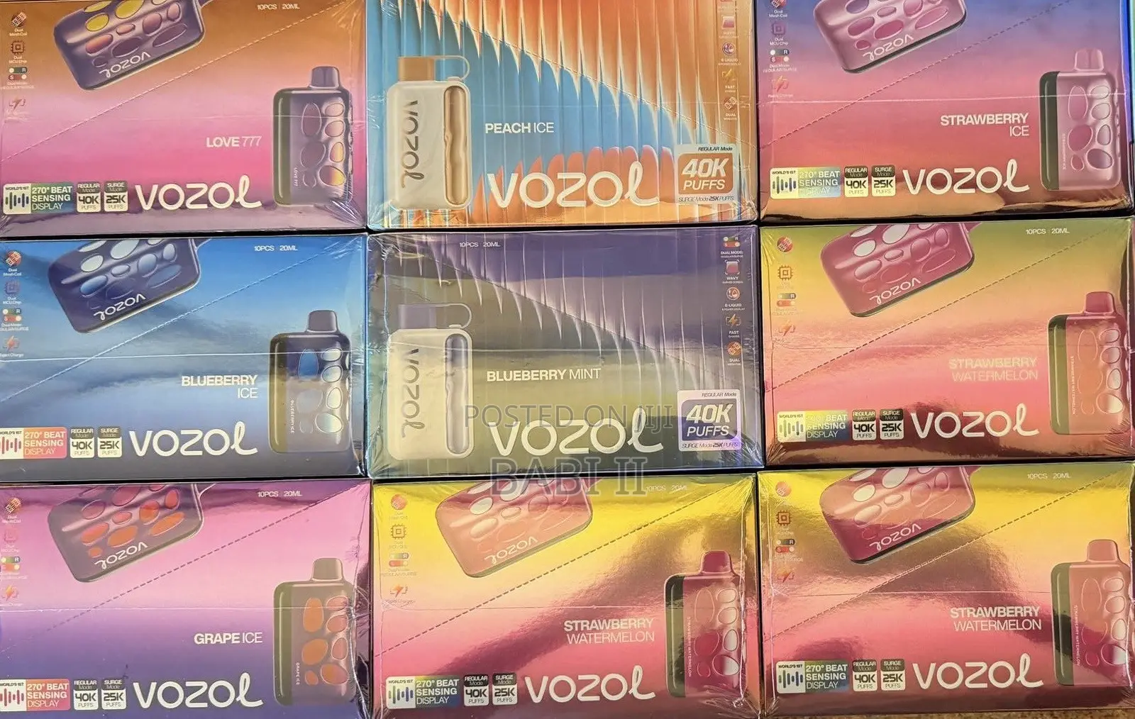 Vozol Rave Vape 40k Puff