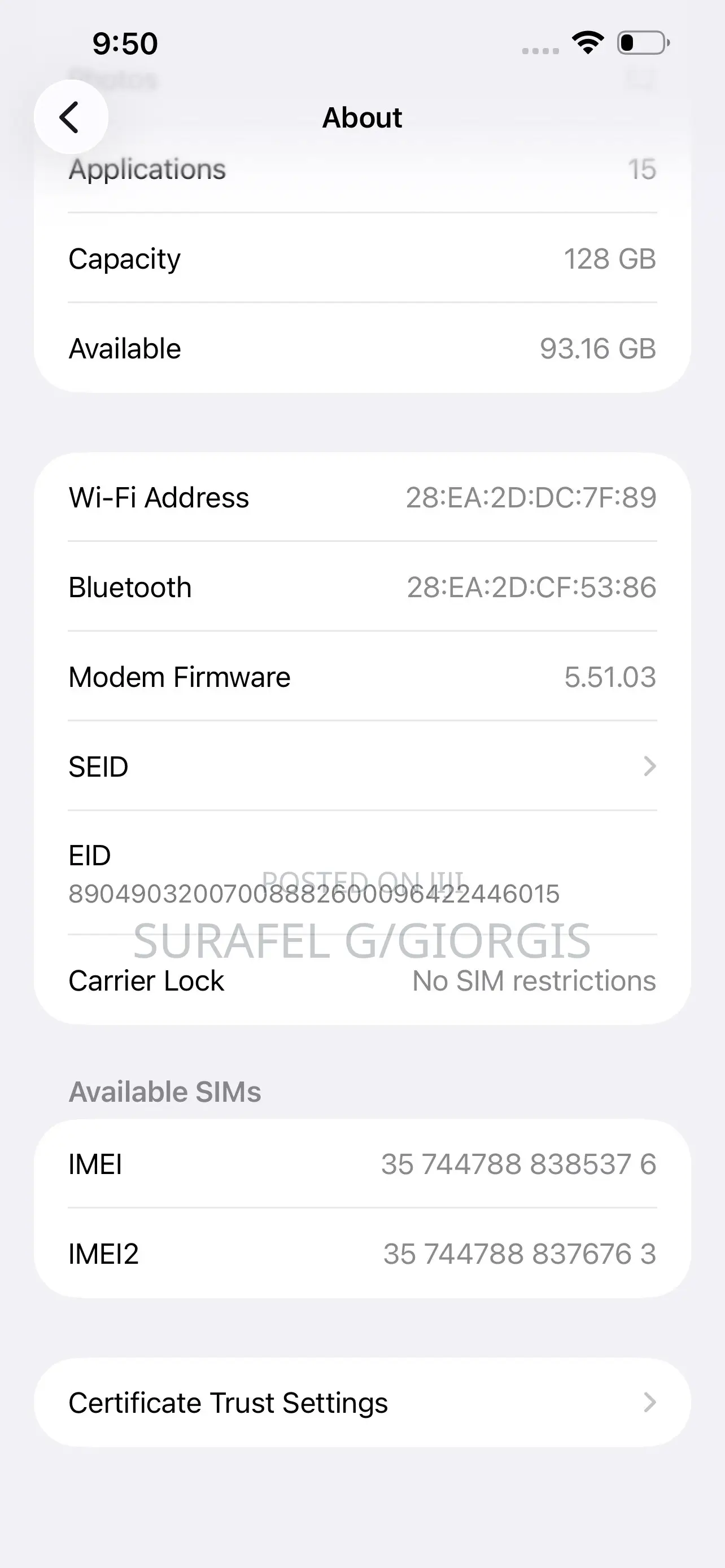Apple iPhone 13 Pro Max 128 GB White