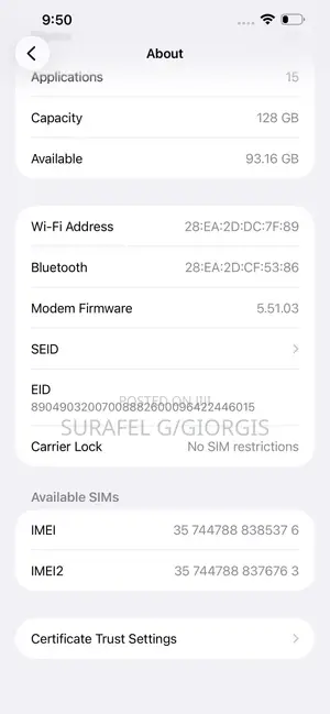Apple iPhone 13 Pro Max 128 GB White