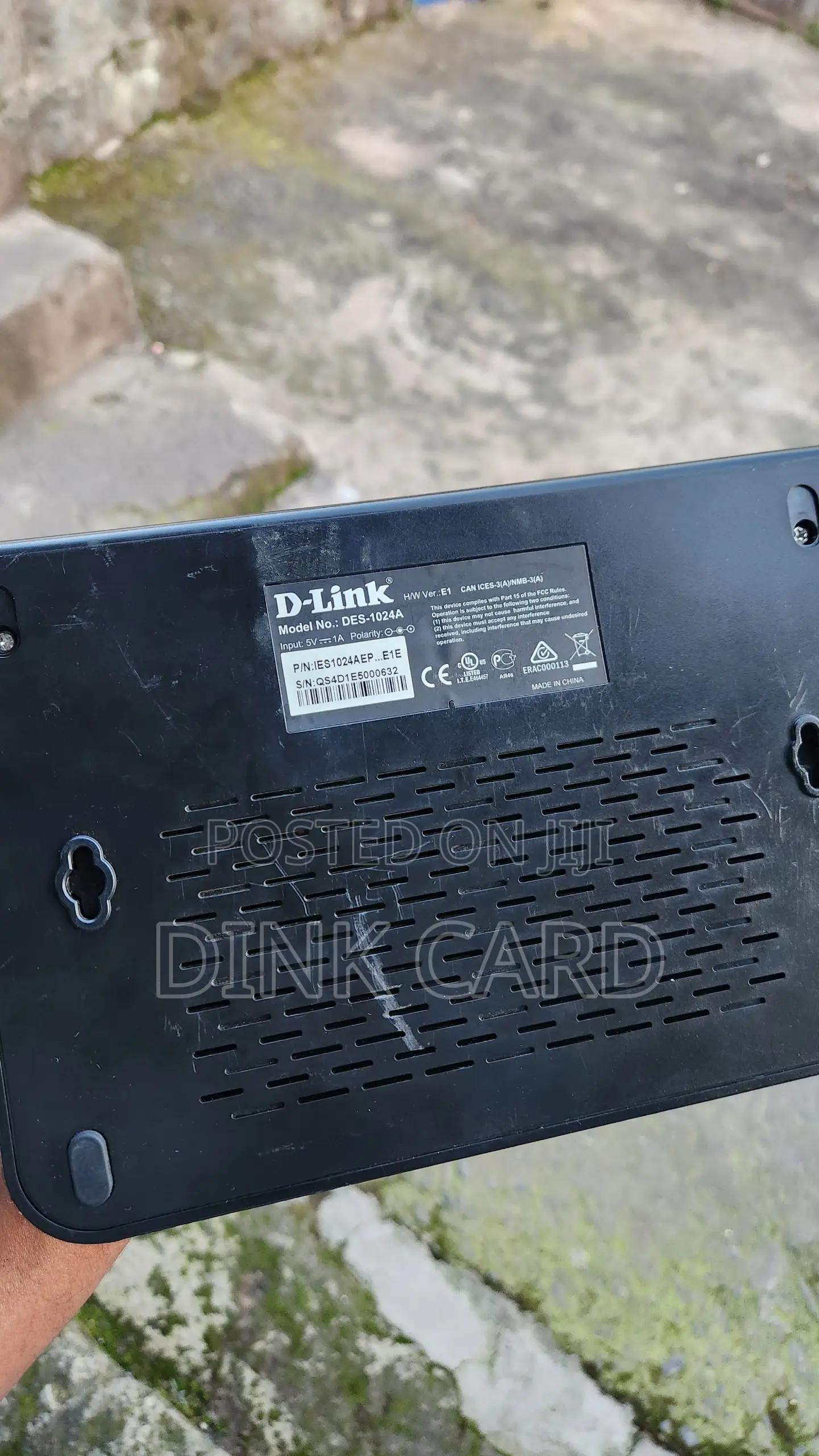 D-Link DES-1024A 24-Port Ethernet Network Switch