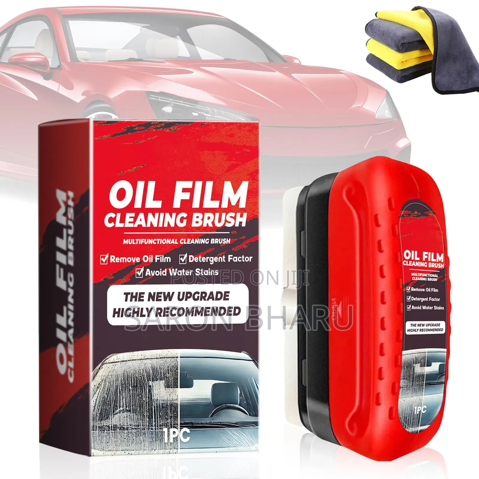 Oil Film Car Glass Cleaning
