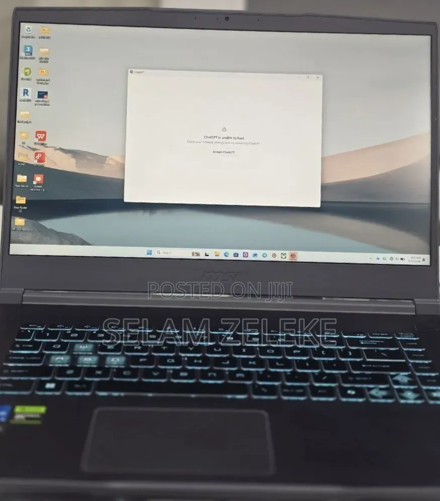 New Laptop MSI 16GB Intel Core i5 SSD 1T