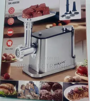Sokany Meat Grinder Powerful 3600W Motor, High-Quality Stainless Steel
