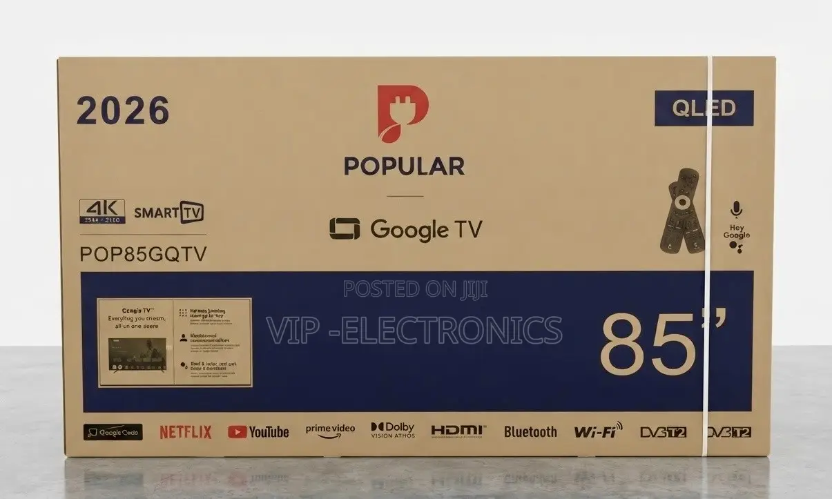 Popular 85 Inch TV Qled 4k Uhd Smart Google  4k Uhd Resolution TV