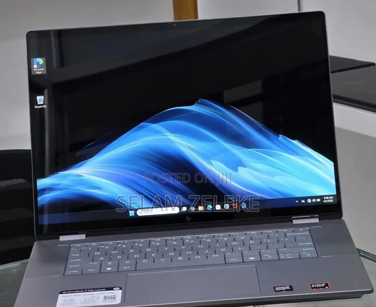 New Laptop HP OmniBook X Flip 16" 8GB AMD Ryzen 5 SSD 512GB